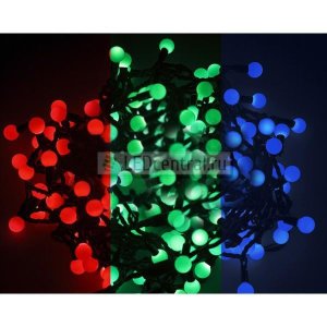 Гирлянда "LED - шарики", RGB, Ø23 мм, 10м, LUX
