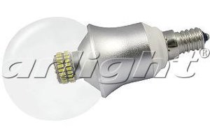 Светодиодная Arlight  лампа E14 CR-DP-G60 6W White