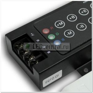 Rgb-контроллер ln-rf8b (12/24V, 360/720W, RF-ДУ, 8 кнопок)