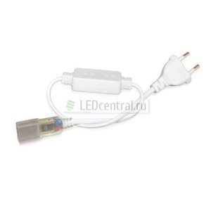 Шнур power cord для подключения светодиодных лент 3014 220V
