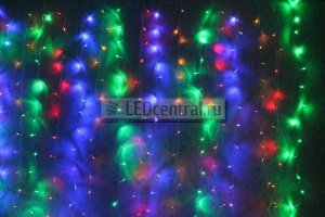 Светодиодные шторы 400LED, RGB (8 программ, 200x200cm)