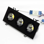 Светодиодный светильник встраиваемый 99.3 series black housing BW155 (15W,220V,day white) Светодиодный светильник встраиваемый 99.3 series black housing BW155 (15W,220V,day white)