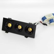 Светодиодный светильник встраиваемый 65.3 series black housing BW147 (10W,220V,day white) Светодиодный светильник встраиваемый 65.3 series black housing BW147 (10W,220V,day white)