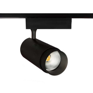 Трековый светодиодный светильник intraled-5017 (220V, черный корпус, 20W, однофазный, triac)