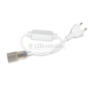 Шнур power cord для подключения светодиодных лент 5050 220V