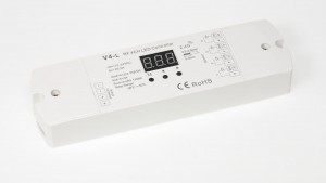 Контроллер INT V4-L RGBW/RGB/CCT/DIM (12-24V, 4chx5A, 60-120W)