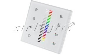 Панель Arlight  Sens SR-2830C1-AC-RF-IN White (220V,RGB+DIM,4зоны)