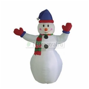 Снеговик с шарфом 180 см LUX