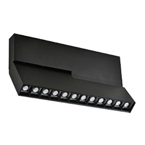 Трековый светильник для магнитного шинопровода, 12W, черный корпус