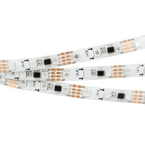 Светодиодная лента Arlight SPI-5000SE-AM 12V RGB (5060, 300 LED X3,1804)