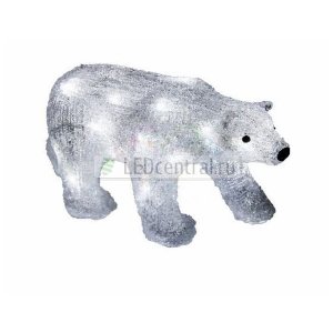 Акриловая светодиодная фигура "Медведь" 34,5х12х17 см, 4,5 В, 3 батарейки AA (не входят в комплект), 24 светодиода, LUX
