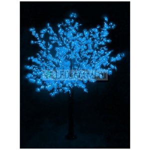 Светодиодное дерево "Сакура", высота 3,6м, диаметр кроны 3,0м, синие светодиоды, IP 54, понижающий трансформатор в комплекте, LUX