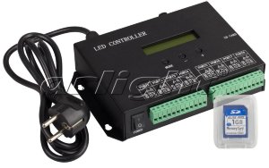 Контроллер  Arlight HX-803SA DMX (8192 pix, 220V, SD-карта)