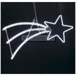 Фигура Светодиодная LED "Падающая Звезда" белая, 40*80 см LUX