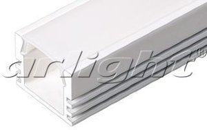 Алюминиевый профиль Arlight PDS-S-2000 ANOD White