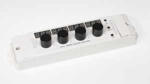 Контроллер с потенциометрами V4-K IC59 RGBW  (12-24V, 4chx4A, 48-96W)