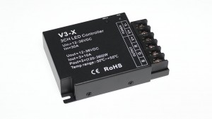 Контроллер INT V3-X RGB/CCT/DIM (12-36V, 3chx10A, 120-360W)