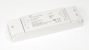 Контроллер INT2.4 V4 RGBW/RGB/CCT/DIM (12-36V, 4chx5A, 60-180W)