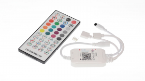 Контроллер INT40-BT-RGB (5-24V, RGB, 3х2А, IR пульт 40кн. + управление по Bluetooth)