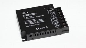 Контроллер INT V4-X RGBW/RGB/CCT/DIM (12-48V, 4chx8A(36/48), 4chx5A(12/24V) 96-240W)
