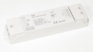 Контроллер INT C4 RF RGBW/RGB/CCT/DIM (12-48V, 4ch, 4x350mA)