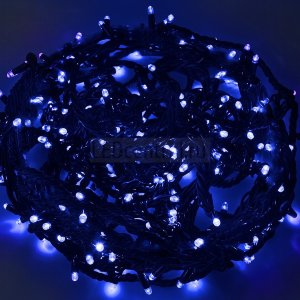 Гирлянда "LED ClipLight" 24V, 3 нити по 20 м, свечение с динамикой, цвет диодов Синий