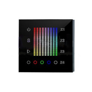Панель Sens SR-2831AC-RF-IN Black (220V, RGB, 4 зоны)