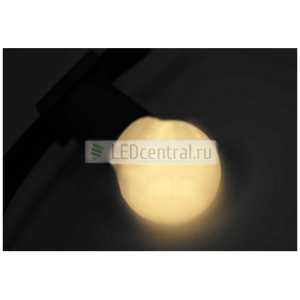 Лампа шар LED е27 DIA 45, 6 желтых светодиодов, эффект лампы накаливания