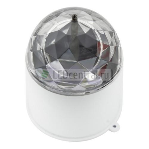 Диско-лампа светодиодная в компактном корпусе, 220В, LUX